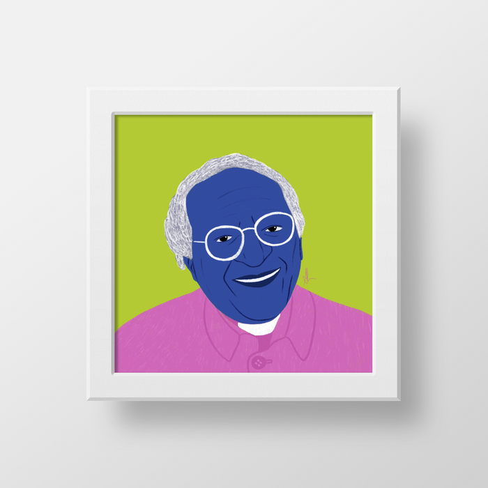Desmond Tutu Art Print