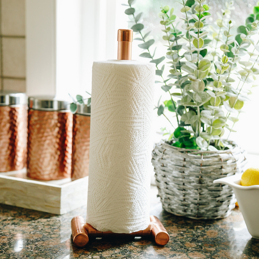 Copper Paper Towel | Toilet Roll Stand - KNUS