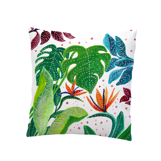 Tropical & Cape Flowers Cushion Cover - KNUS