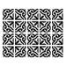 Laurana Black Wall Tile Stickers - KNUS