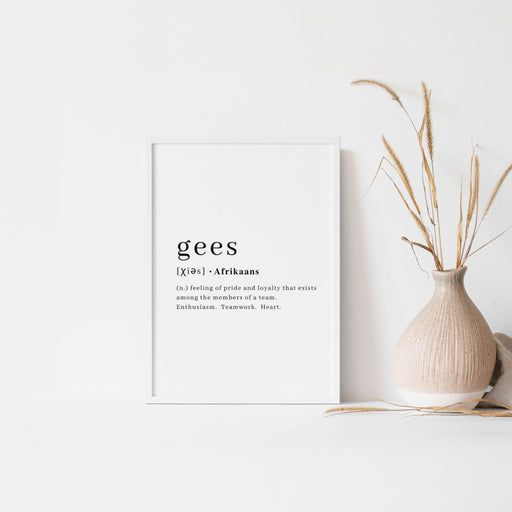 Gees Art Print - KNUS