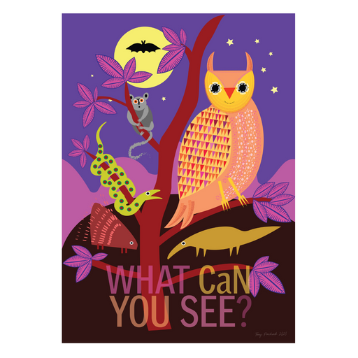 What Can You See? | Owl Mindfulness Print - KNUS