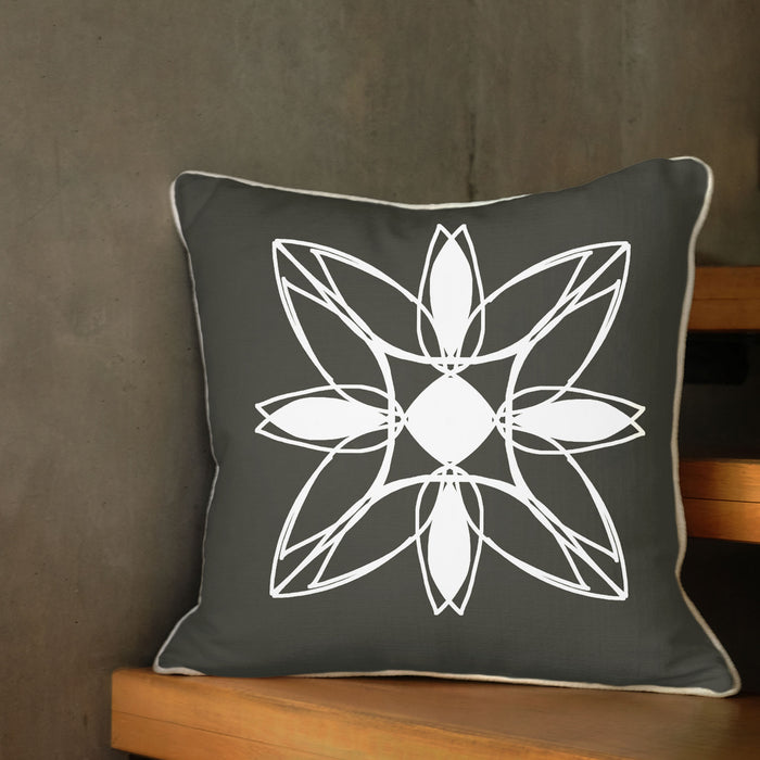 Abstract Flower Cushion 1  - KNUS