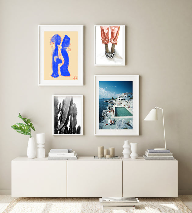Electric Blue for You 2 Art Print - KNUS