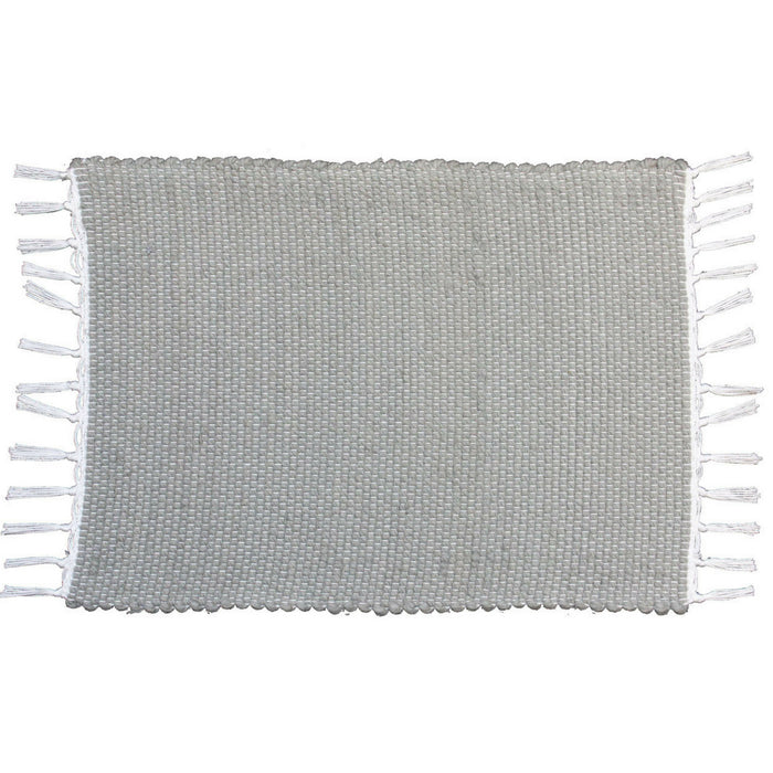 Dhurrie Tabby Grey Placemat