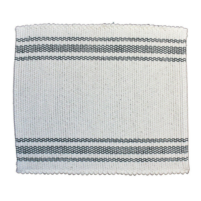 Tabby Natural with Charcoal Placemat - KNUS