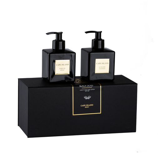 Black Gold Soap & Lotion Boxed Set - KNUS
