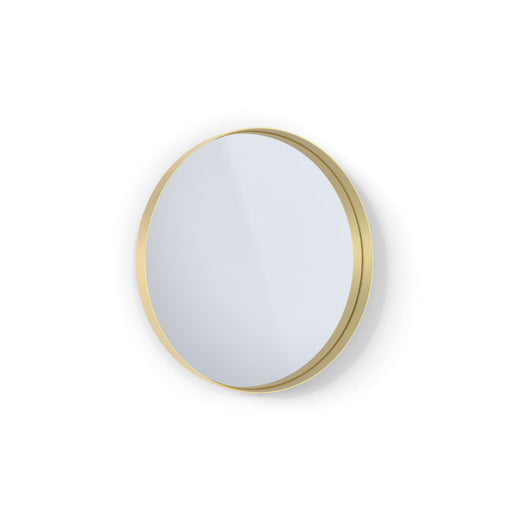 Arkivio Brass Deep Frame Circular Mirror - 1