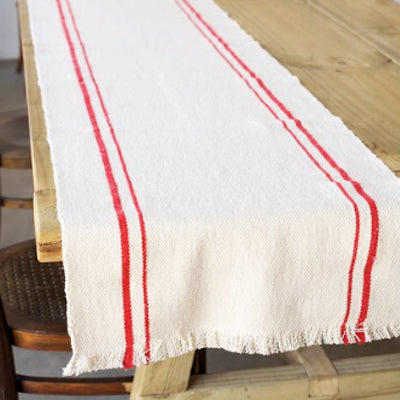 French Country Table Runner Red - 2