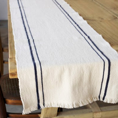 French Country Table Runner Navy - 2