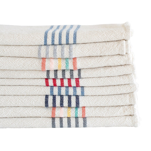 French Country Stripe on Ends Towel - 1