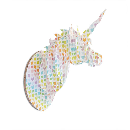 Unicorn Head - Heart Print - 1