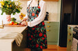 Floral Apron with Fabric Straps - 2
