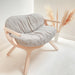 Shell Chair - Linen Blend Fabric - KNUS
