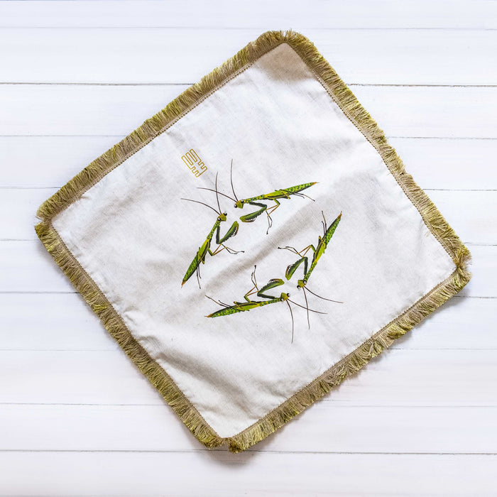An African Farm Praying Mantis Scatter Cushion Cover