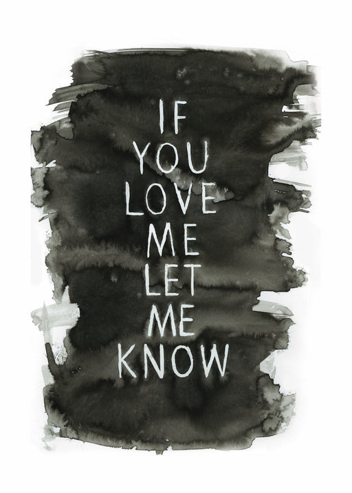 Love Me Art Print - KNUS