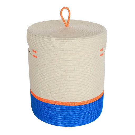 Lidded Cylinder Basket - 2