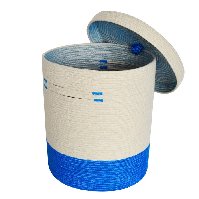 Lidded Cylinder Basket - 5