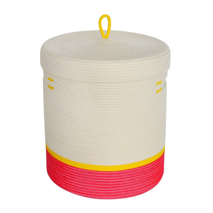 Lidded Cylinder Basket - 1