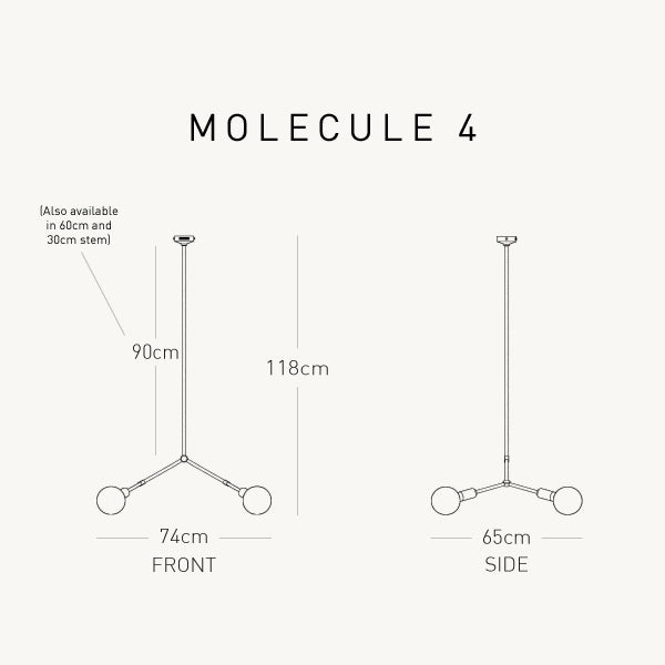 Molecule 4 Light Gunmetal Grey