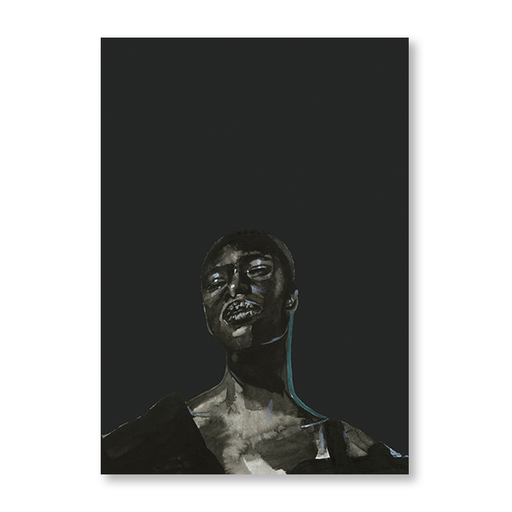 Nandi Black Art Print - KNUS