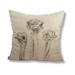 Ostriches Scatter Cushion Cover - 1