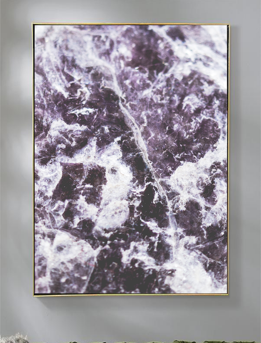 Purple Earth Art Print
