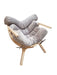 Shell Chair - Linen Blend Fabric - KNUS