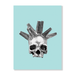 Skull Spikes Art Print - KNUS