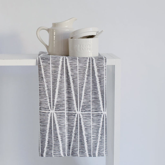 Sylvia Tea Towel - Slate Grey - 2