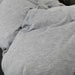 Soft Grey T-Shirt Cotton Pillowcase Set - KNUS