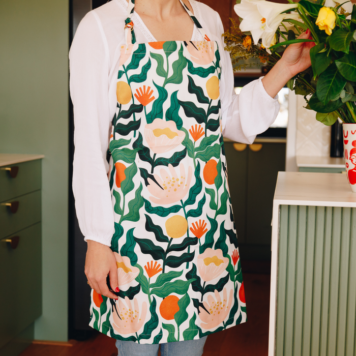 Fynbos Apron with Fabric Straps - 2