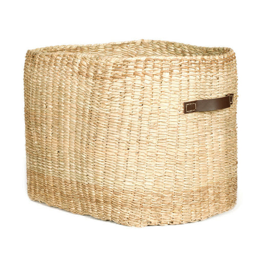 Nguema Tight Weave Basket Leather Handles - 1