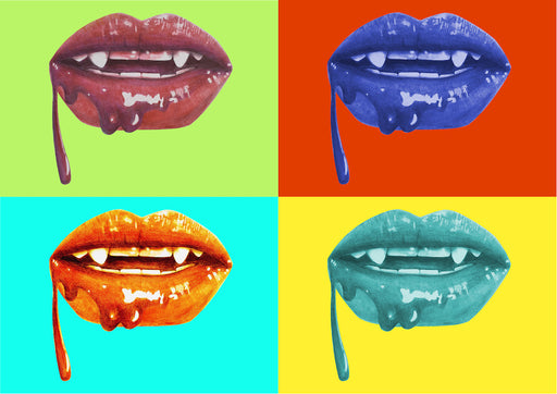 Vamp Lips Art Print - KNUS