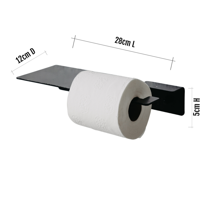 Black Toilet Roll Shelfie - KNUS