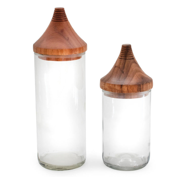 Recycled Storage Glass Jars - 16