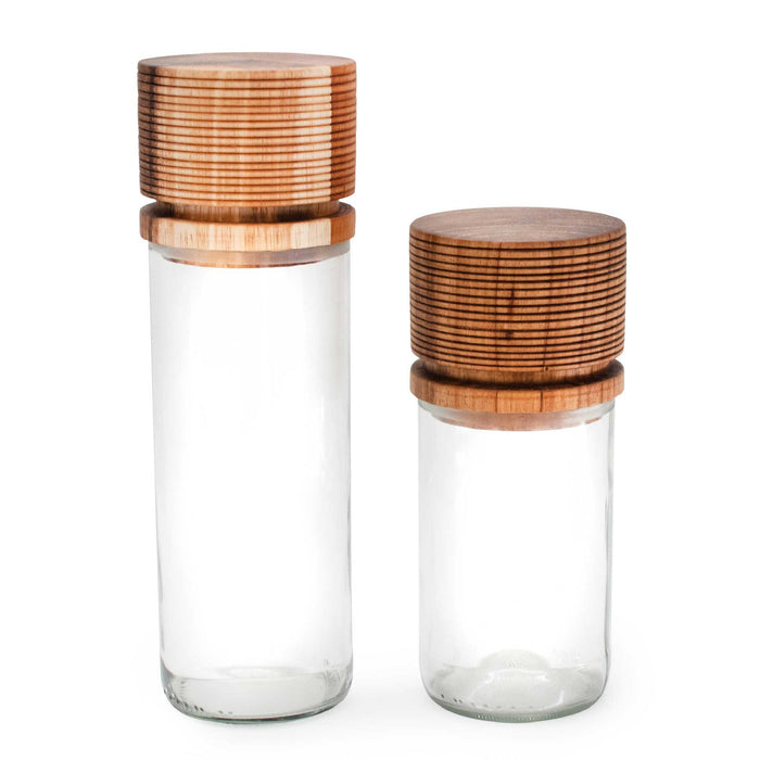 Recycled Storage Glass Jars - 17