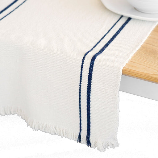 French Country Table Runner Navy - 1