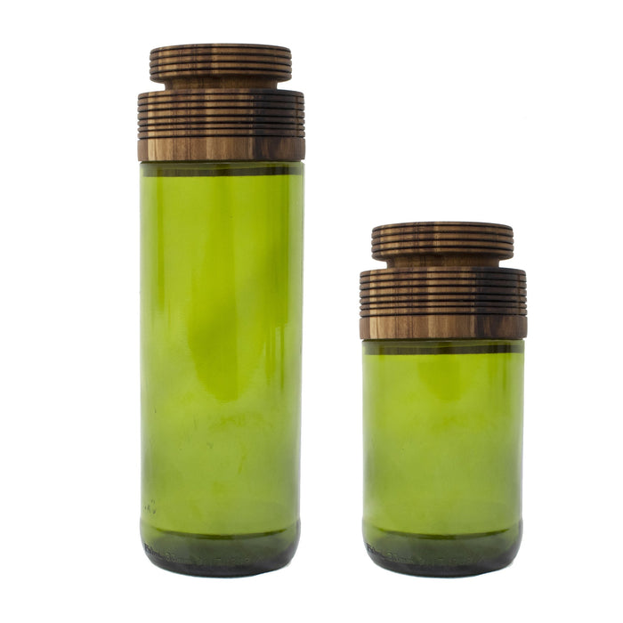 Recycled Storage Glass Jars - 12