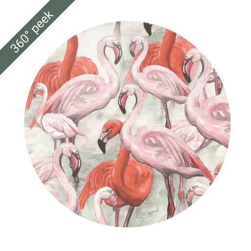 Flamingoes Round Mat - KNUS