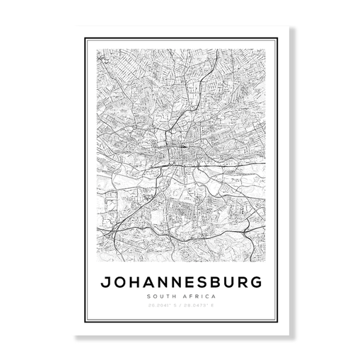 Johannesburg Art Print - KNUS