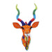 Mini Colourful Beaded Kudu Head - KNUS