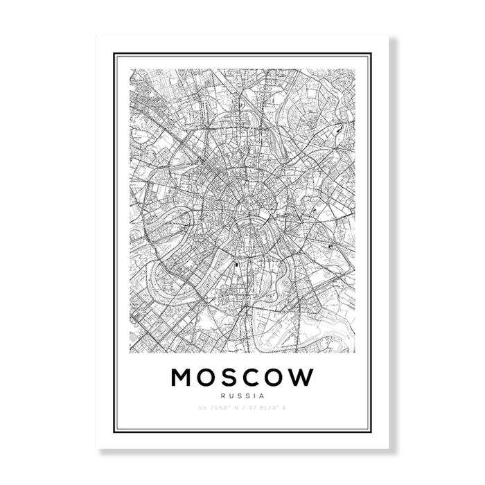 Moscow Art Print - KNUS