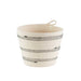 Planter Basket - Stitched Striped - 1
