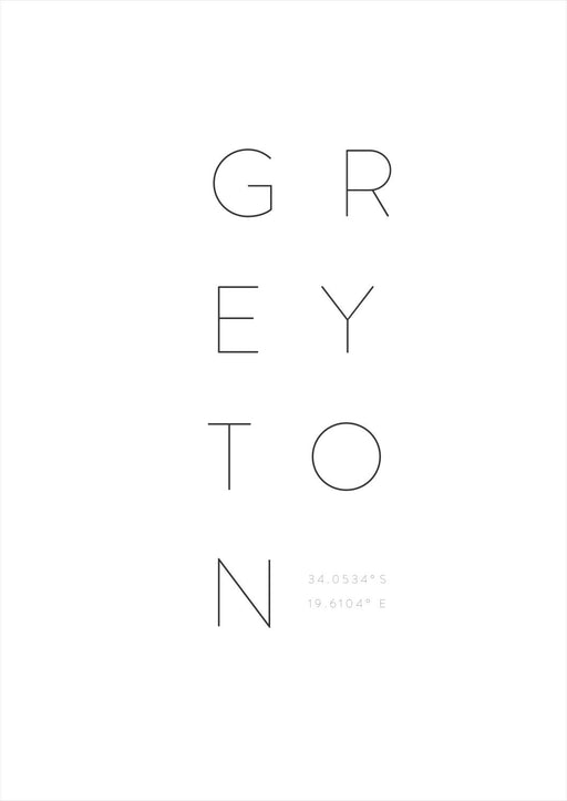 Greyton Art Print - KNUS