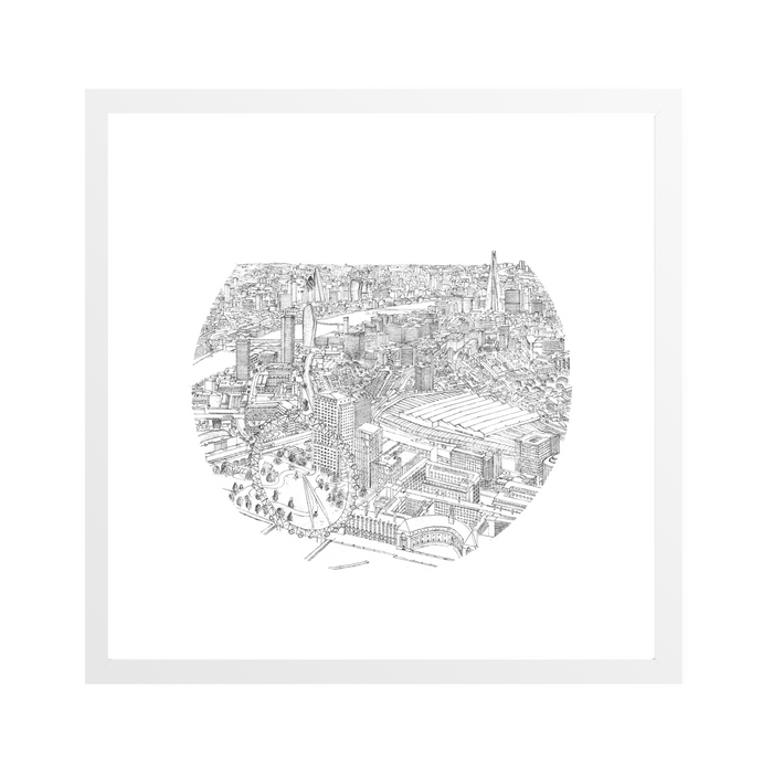 City Bowls - London Art Print - KNUS